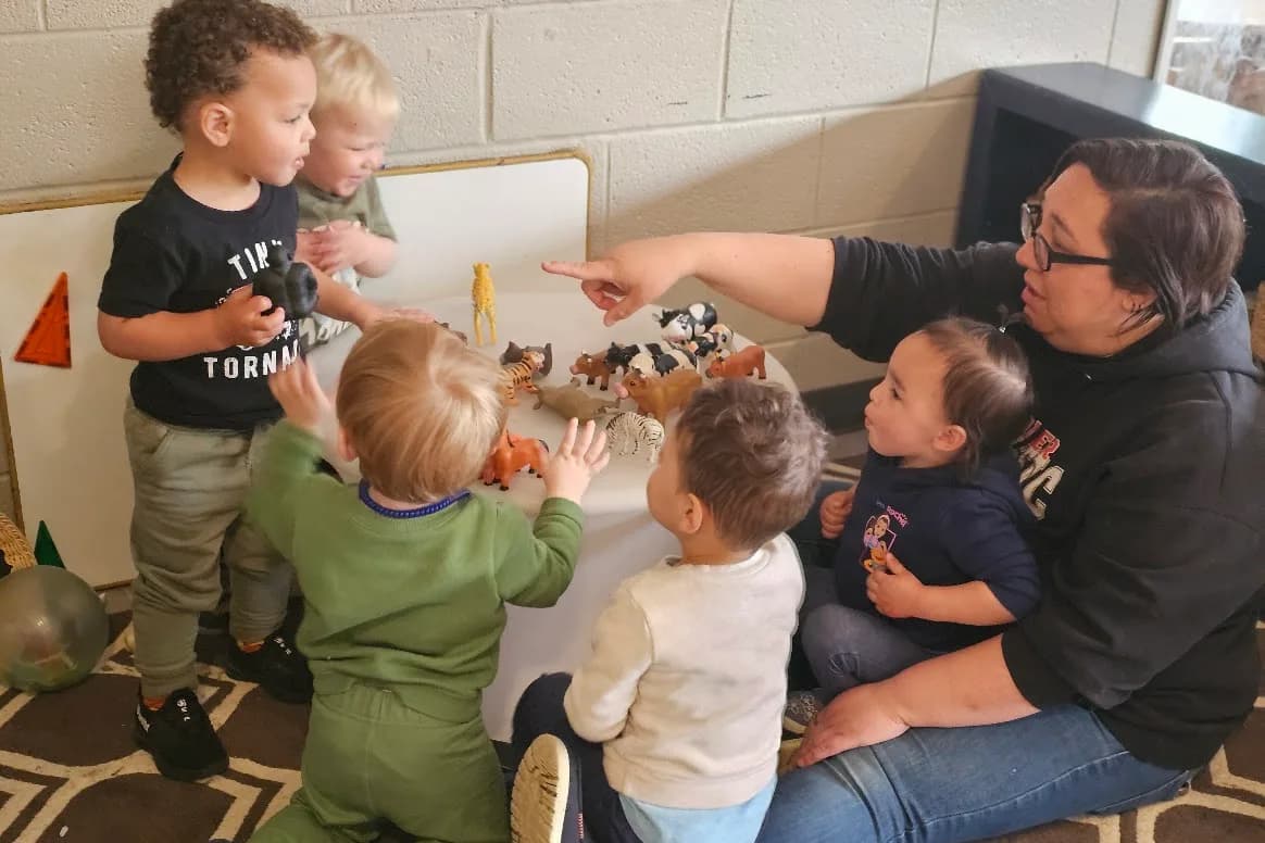 The River Otters classroom for older toddlers at SquareOne Early Learning Center